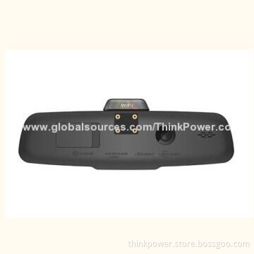 Smart Rearview Mirror, Motion Detection Function, Built-in GPS Tracker, Live Monitor Car